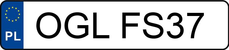 Numer rejestracyjny OGL FS37 posiada VOLKSWAGEN Touran GP 2.0 TDI MR`07 E4 Highline - OGLFS37