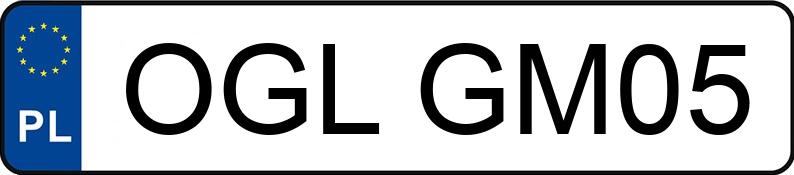 Numer rejestracyjny OGL GM05 posiada BMW 320 CI - OGLGM05