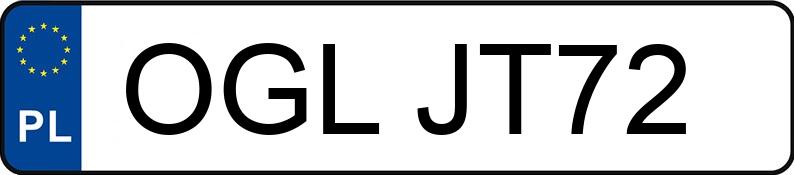 Numer rejestracyjny OGL JT72 posiada AUDI A4 2.0 Kat. MR`00 E3 8E A4 2.0 Kat. MR`00 E3 8E - OGLJT72