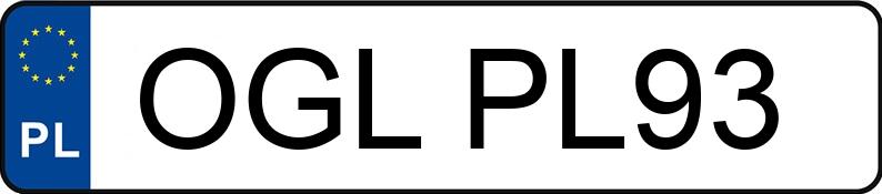 Numer rejestracyjny OGL PL93 posiada RENAULT Trafic Passenger 1.6 dCi MR`14 E6 2.8t L1H1P1 Business - OGLPL93
