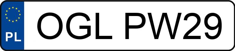 Numer rejestracyjny OGL PW29 posiada AUDI A4 - OGLPW29