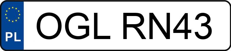 Numer rejestracyjny OGL RN43 posiada AUDI A4 2.0 TDi DPF MR`12 E5 B8 A4 2.0 TDi DPF MR`12 E5 B8 - OGLRN43