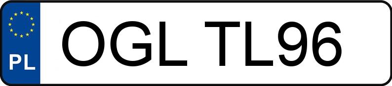 Numer rejestracyjny OGL TL96 posiada BSS P-93 SH - OGLTL96