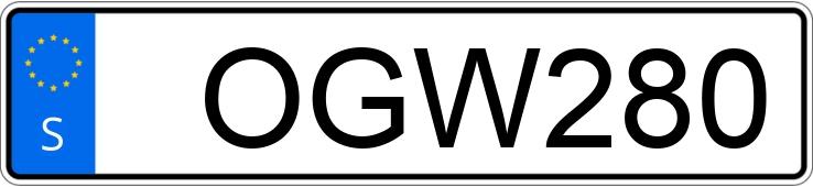 Numer rejestracyjny OGW280 posiada Toyota Avensis Kombi 1.8
