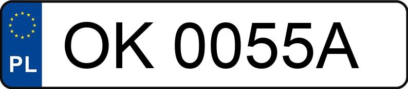Numer rejestracyjny OK 0055A posiada MERCEDES-BENZ C 200 - OK0055A