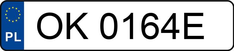 Numer rejestracyjny OK 0164E posiada KIA STONIC - OK0164E Numer rejestracyjny OK 0164E posiada KIA STONIC - OK0164E