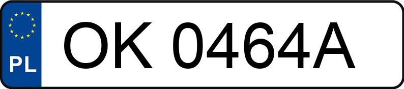 Numer rejestracyjny OK 0464A posiada BMW 318 - OK0464A Numer rejestracyjny OK 0464A posiada BMW 318 - OK0464A