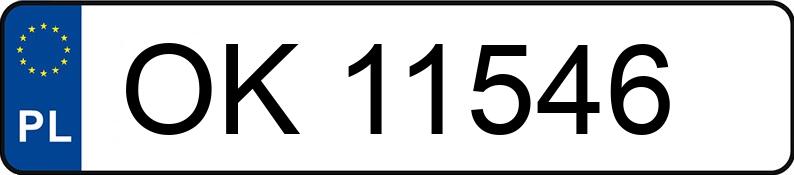 Numer rejestracyjny OK 11546 posiada PEUGEOT J5-1400 TD 2.8t 1400 - OK11546