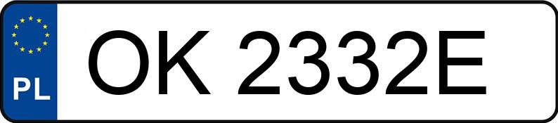 Numer rejestracyjny OK 2332E posiada AUDI A4 Avant 2.0 TDi Kat. MR`05 E3 8E A4 Avant 2.0 TDi Kat. MR`05 E3 8E - OK2332E