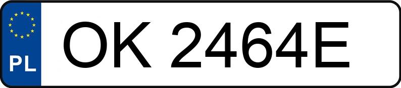Numer rejestracyjny OK 2464E posiada BMW 318I - OK2464E