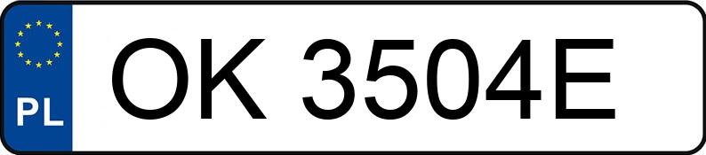 Numer rejestracyjny OK 3504E posiada CITROEN JUMPER - OK3504E Numer rejestracyjny OK 3504E posiada CITROEN JUMPER - OK3504E