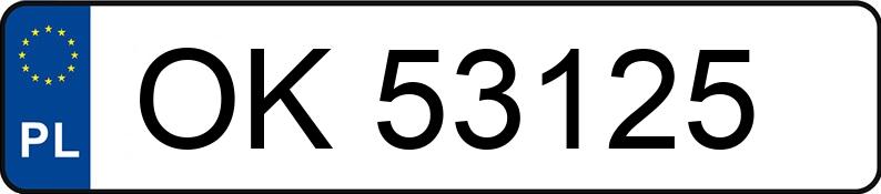 Numer rejestracyjny OK 53125 posiada VOLKSWAGEN LT 35 2,5 TDI - OK53125
