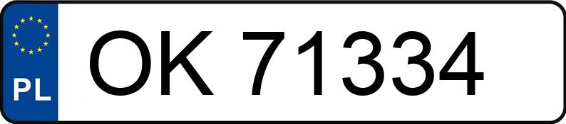 Numer rejestracyjny OK 71334 posiada OPEL - OK71334 Numer rejestracyjny OK 71334 posiada OPEL - OK71334