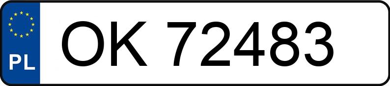 Numer rejestracyjny OK 72483 posiada FIAT PUNTO - OK72483