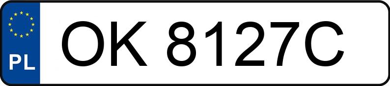 Numer rejestracyjny OK 8127C posiada FORD C-MAX - OK8127C