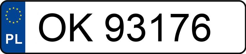 Numer rejestracyjny OK 93176 posiada OPEL CORSA-C - OK93176 Numer rejestracyjny OK 93176 posiada OPEL CORSA-C - OK93176