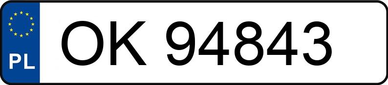 Numer rejestracyjny OK 94843 posiada ALFA ROMEO 147 1.9 JTDM-jet MR`05 E3 937 Distinctive - OK94843