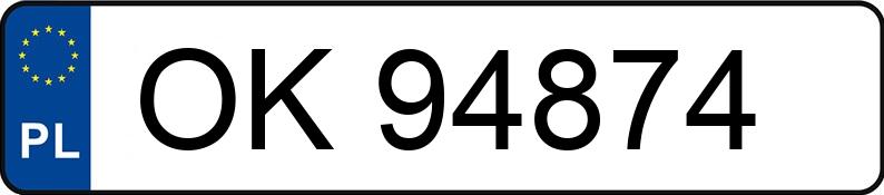 Numer rejestracyjny OK 94874 posiada CITROEN BERLINGO - OK94874 Numer rejestracyjny OK 94874 posiada CITROEN BERLINGO - OK94874