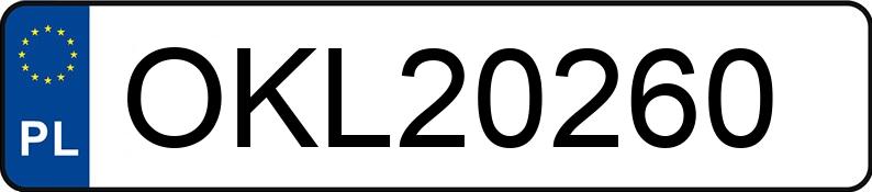 Numer rejestracyjny OKL 20260 posiada ROVER 25 1.6 I 16V - OKL20260