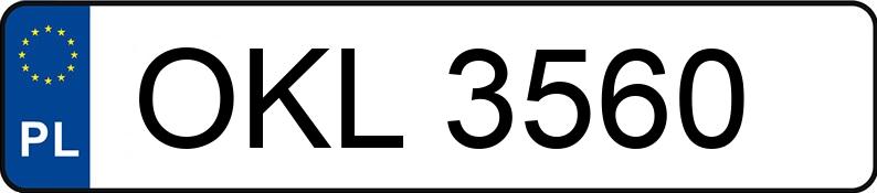 Numer rejestracyjny OKL 3560 posiada DAEWOO LANOS 1.5 KAT - OKL3560