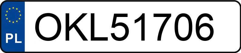 Numer rejestracyjny OKL 51706 posiada VOLKSWAGEN GOLF - OKL51706