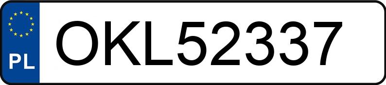 Numer rejestracyjny OKL 52337 posiada FORD MONDEO - OKL52337