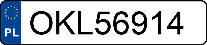 Numer rejestracyjny OKL 56914 posiada BMW 320D XDRIVE - OKL56914