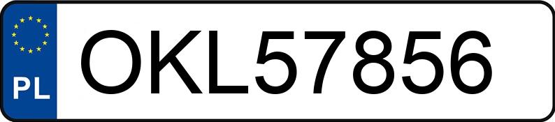 Numer rejestracyjny OKL 57856 posiada FORD FOCUS - OKL57856