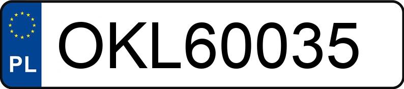 Numer rejestracyjny OKL 60035 posiada FORD KUGA - OKL60035