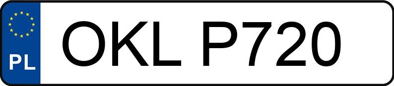 Numer rejestracyjny OKL P720 posiada SKODA Octavia 1.9 TDI MR`01 E3 - OKLP720 Numer rejestracyjny OKL P720 posiada SKODA Octavia 1.9 TDI MR`01 E3 - OKLP720