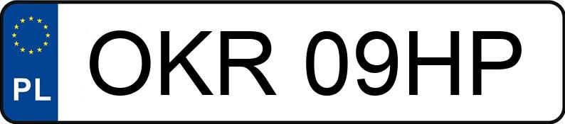 Numer rejestracyjny OKR 09HP posiada FORD FOCUS - OKR09HP