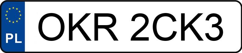 Numer rejestracyjny OKR 2CK3 posiada VOLKSWAGEN Passat B8 2.0 BiTDI MR`15 E6 - OKR2CK3