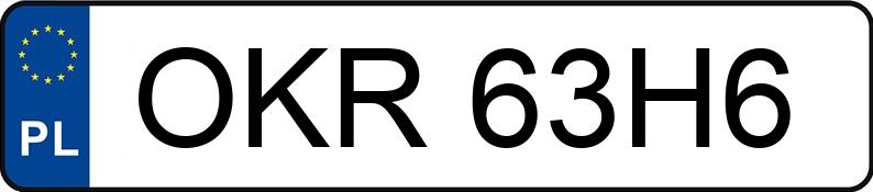 Numer rejestracyjny OKR 63H6 posiada VOLKSWAGEN PASSAT - OKR63H6