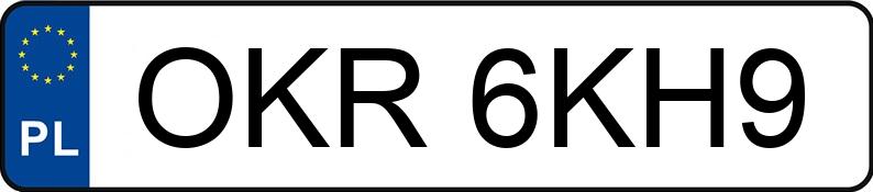 Numer rejestracyjny OKR 6KH9 posiada VOLKSWAGEN TOUAREG - OKR6KH9