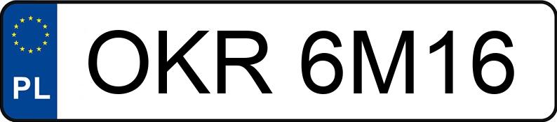 Numer rejestracyjny OKR 6M16 posiada VOLKSWAGEN GOLF - OKR6M16 Numer rejestracyjny OKR 6M16 posiada VOLKSWAGEN GOLF - OKR6M16