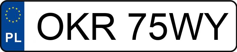 Numer rejestracyjny OKR 75WY posiada AUDI A4 2.0 TDI - OKR75WY Numer rejestracyjny OKR 75WY posiada AUDI A4 2.0 TDI - OKR75WY