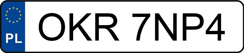 Numer rejestracyjny OKR 7NP4 posiada AUDI Q5 - OKR7NP4