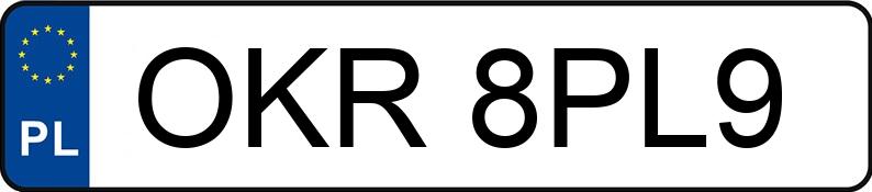 Numer rejestracyjny OKR 8PL9 posiada VOLKSWAGEN PASSAT - OKR8PL9 Numer rejestracyjny OKR 8PL9 posiada VOLKSWAGEN PASSAT - OKR8PL9