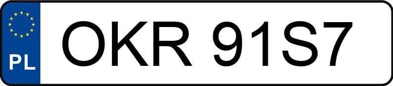 Numer rejestracyjny OKR 91S7 posiada AUDI A6 2.0 TDi MR`11 E5 4G A6 2.0 TDi MR`11 E5 4G - OKR91S7