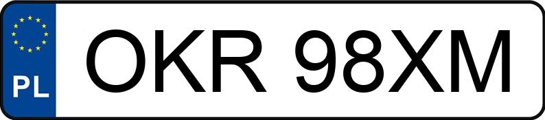 Numer rejestracyjny OKR 98XM posiada OPEL Corsa D 1.2 MR`06 E4 Cosmo - OKR98XM