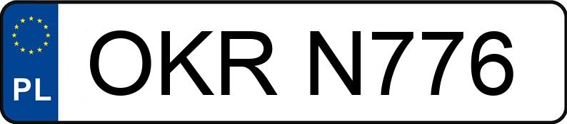 Numer rejestracyjny OKR N776 posiada TOYOTA Yaris 1.0 MR`99 Terra - OKRN776 Numer rejestracyjny OKR N776 posiada TOYOTA Yaris 1.0 MR`99 Terra - OKRN776