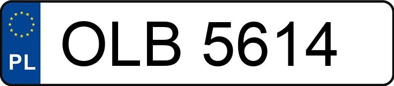 Numer rejestracyjny OLB 5614 posiada WSK 175 - OLB5614 Numer rejestracyjny OLB 5614 posiada WSK 175 - OLB5614