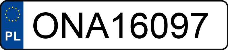 Numer rejestracyjny ONA 16097 posiada VOLKSWAGEN GOLF - ONA16097 Numer rejestracyjny ONA 16097 posiada VOLKSWAGEN GOLF - ONA16097