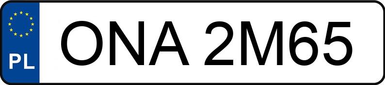 Numer rejestracyjny ONA 2M65 posiada OPEL VECTRA - ONA2M65