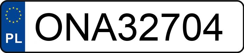 Numer rejestracyjny ONA 32704 posiada RENAULT MASTER - ONA32704