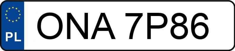 Numer rejestracyjny ONA 7P86 posiada BMW 523 I - ONA7P86