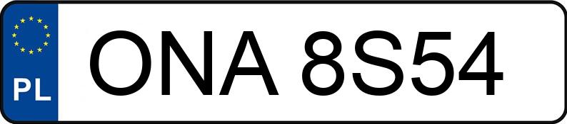 Numer rejestracyjny ONA 8S54 posiada AUDI A4 - ONA8S54 Numer rejestracyjny ONA 8S54 posiada AUDI A4 - ONA8S54