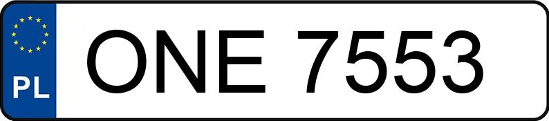 Numer rejestracyjny ONE 7553 posiada DAEWOO Tico 0.8 Kat. 800NEW SX - ONE7553