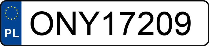Numer rejestracyjny ONY 17209 posiada VOLVO XC60 - ONY17209 Numer rejestracyjny ONY 17209 posiada VOLVO XC60 - ONY17209