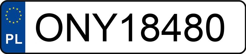 Die Registrierungsnummer ONY 18480 hat BMW 740i Kat. E38 740i Kat. E38 - ONY18480